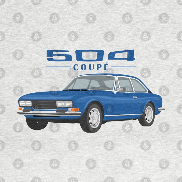 504 Coupé Cabriolet Coupe blue by creative.z